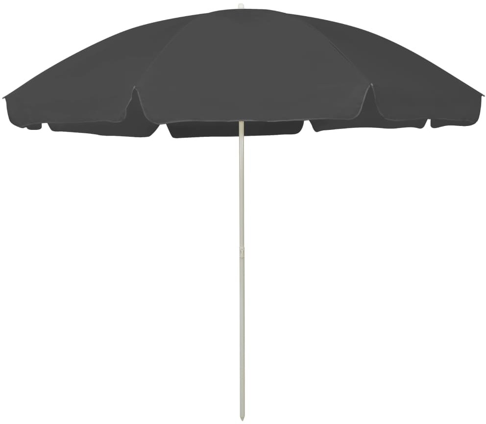 vidaXL Parasol plażowy, antracytowy, 300 cm vidaXL
