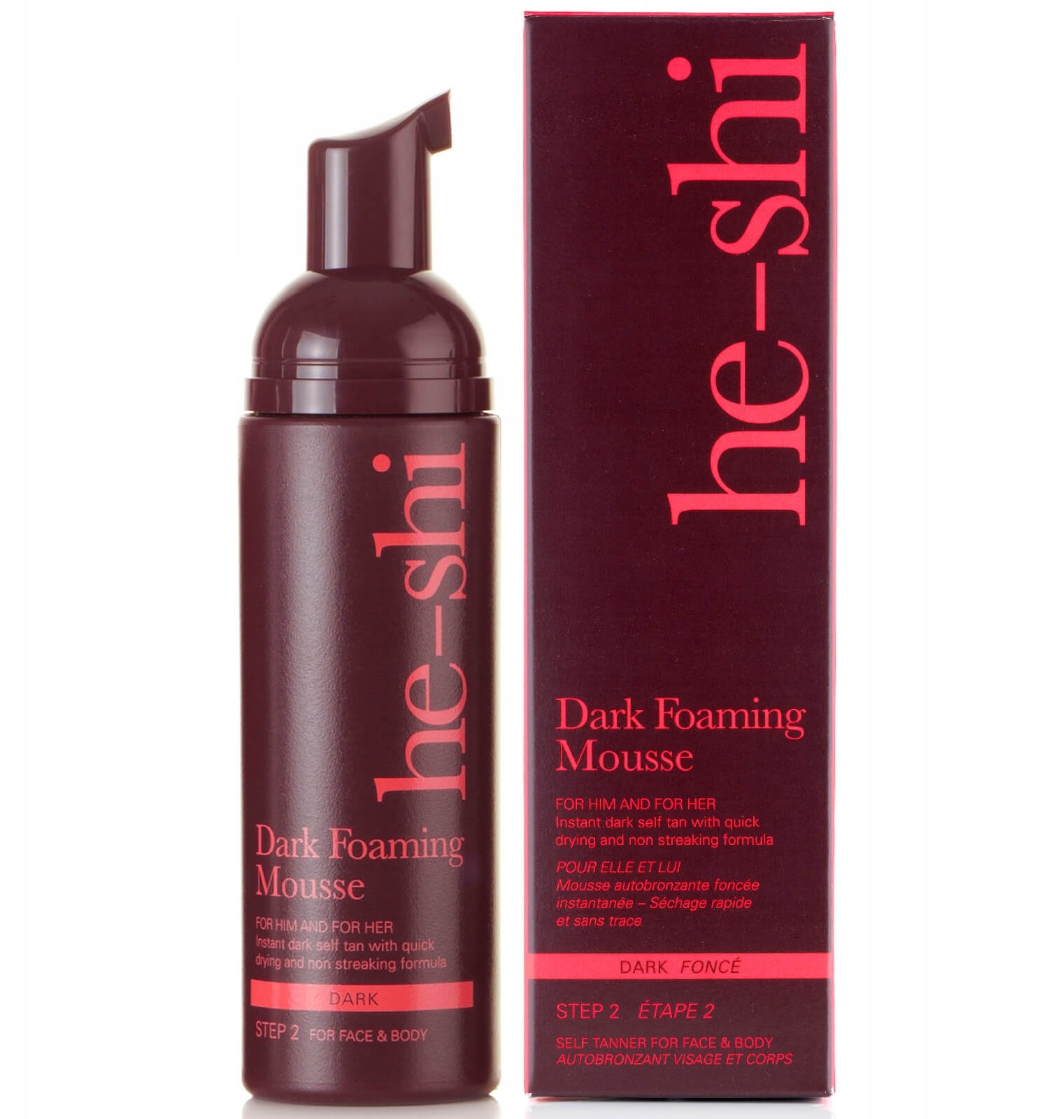 He-Shi samoopalacz w piance mus Dark Mousse 150ml