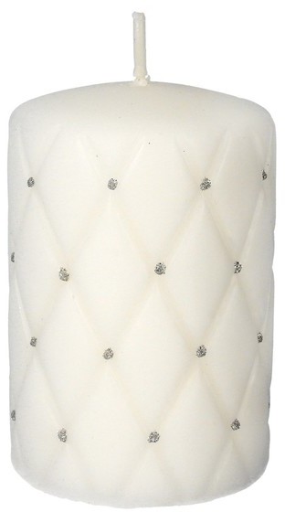 Artman Candles Candles Florencja Mat Świeca ozdobna walec mały biały 1szt