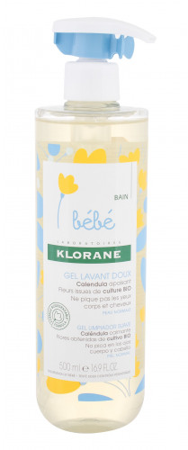 Klorane Baby Calendula żel pod prysznic 500 ml dla dzieci