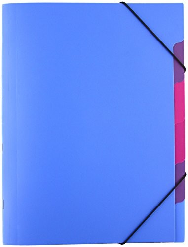 Pagna 41803-13 teczka na dokumenty, Funky School Trend PP, 5-częściowa, niebieska 41803-13