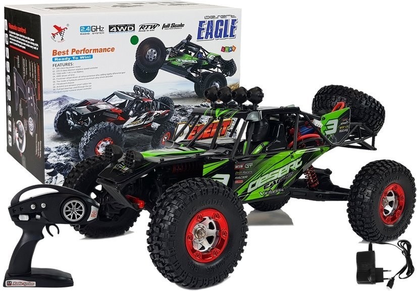 Import LEANToys Auto Zdalnie Sterowane FY-03 1:12 Terenowe 4x4 R/C 30 km/h