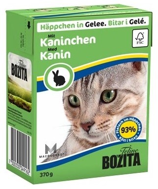 Bozita z Królikiem kawałki w galaretce kartonik 370g / 7300330049162