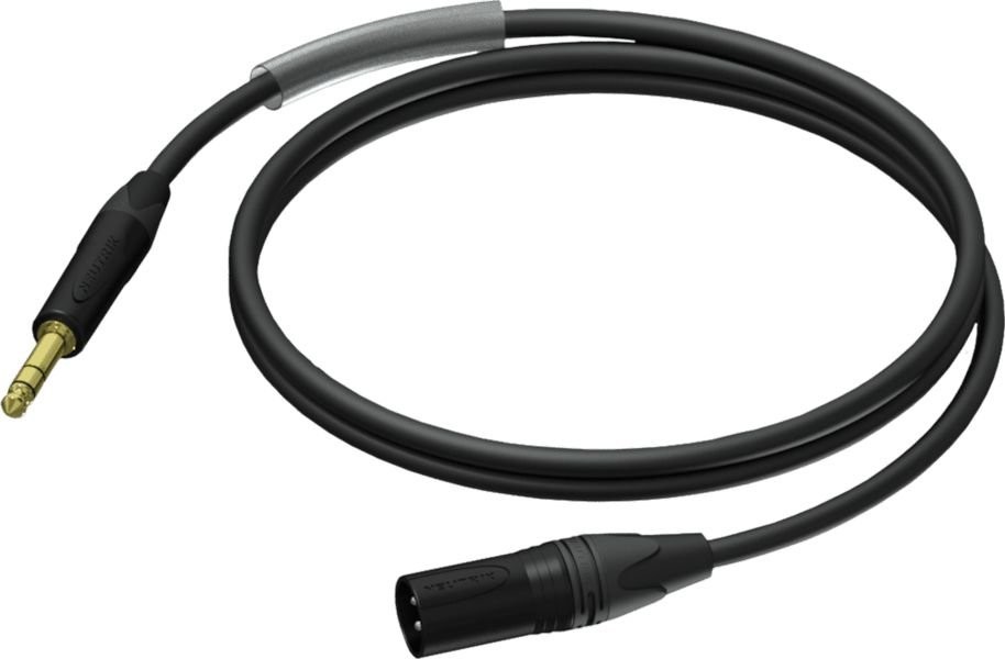 Procab Kabel PRA724/1.5 XLR male Jack male stereo UltraFlex 1.5 meter PRA724/1.5
