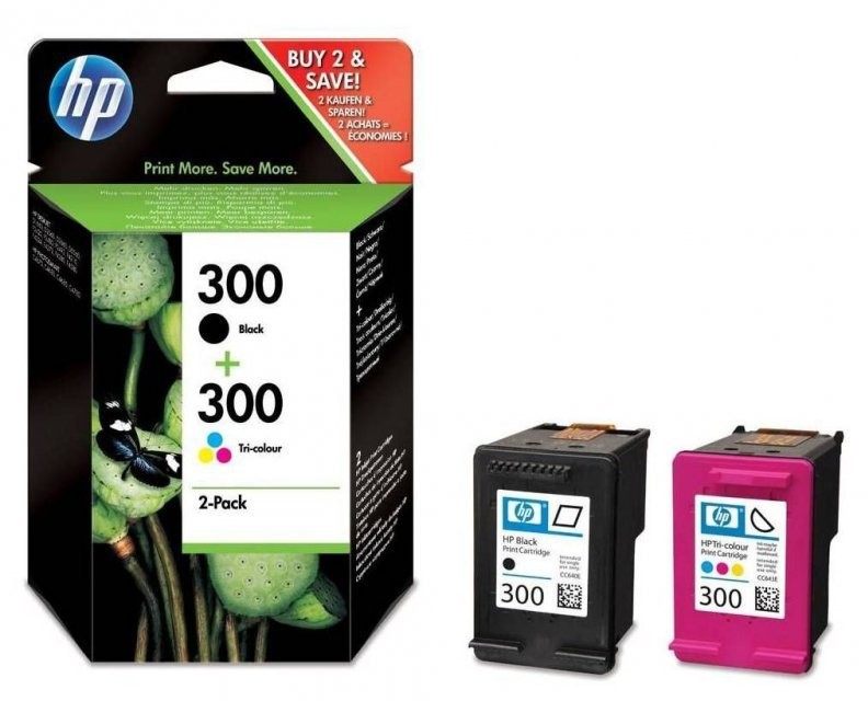 HP HP Tusz nr 300 CN637EE 2pack Black+Kolor