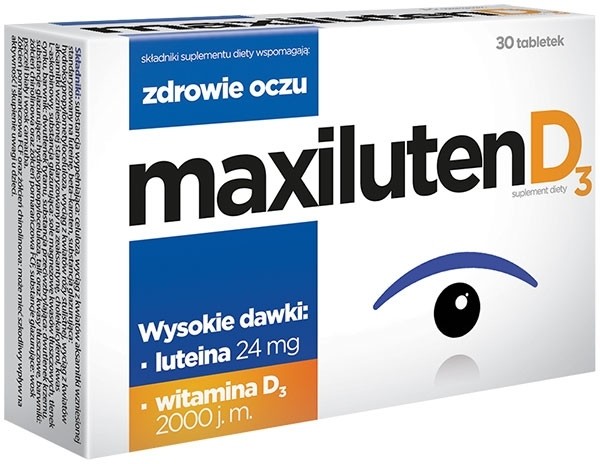 Aflofarm Maxiluten D3 x30 tabletek