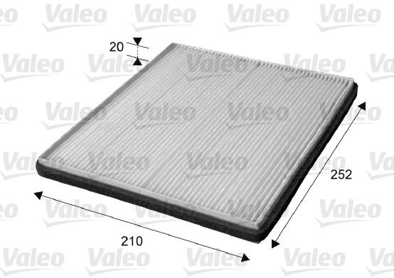 VALEO filtr kabinowy pc zwykly 715655