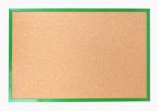 Allboards Tablica korkowa w kolorowej ramie 120x90 cm ZIELONA TK129Z