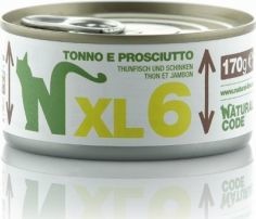 Natural Line s.r.l Natural Line s.r.l Karma mokra 06 z tuńczykiem i szynką 170g VAT013211