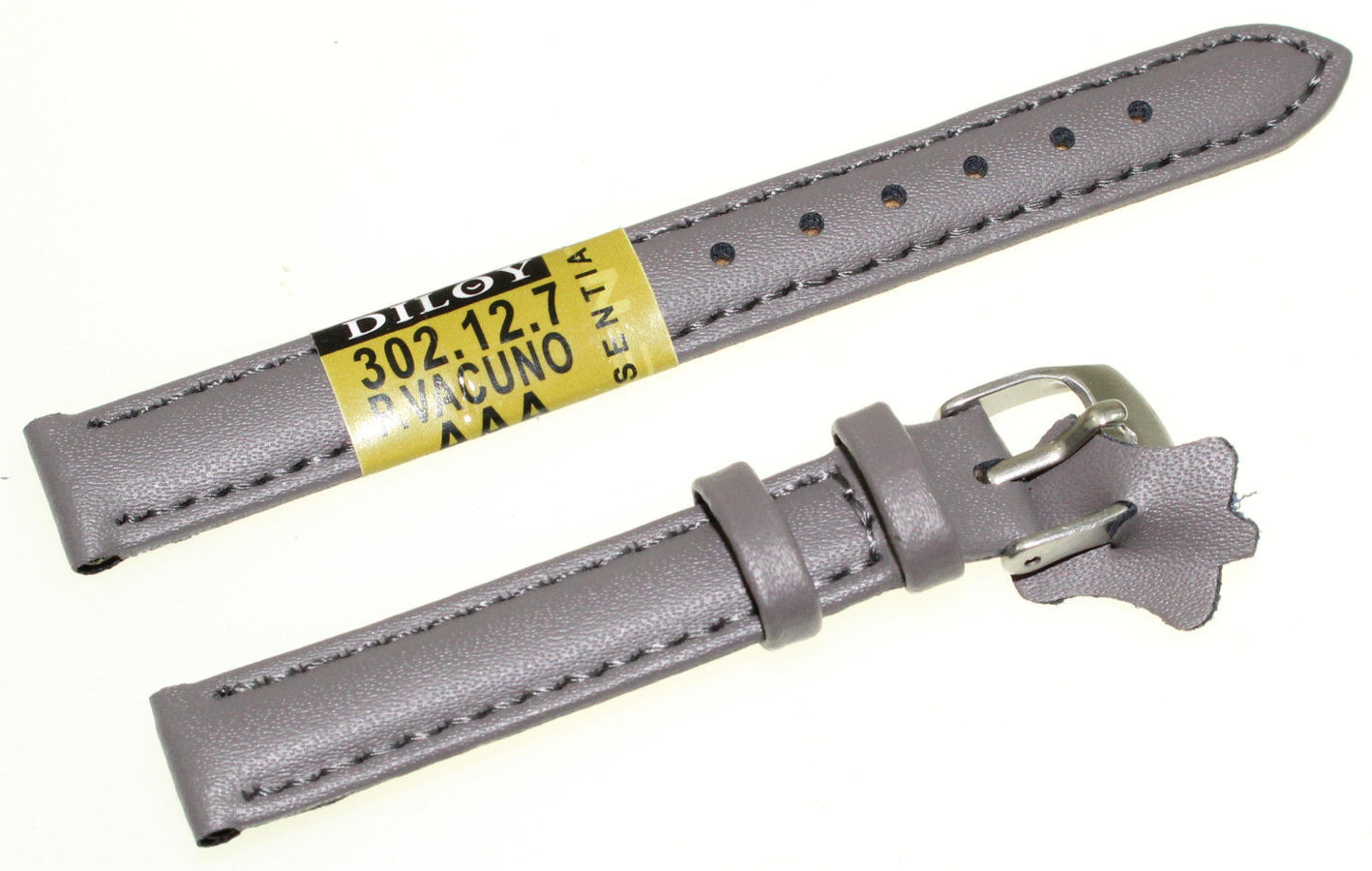 Diloy Skórzany pasek do zegarka 12 mm 302.12.7 302.12.7
