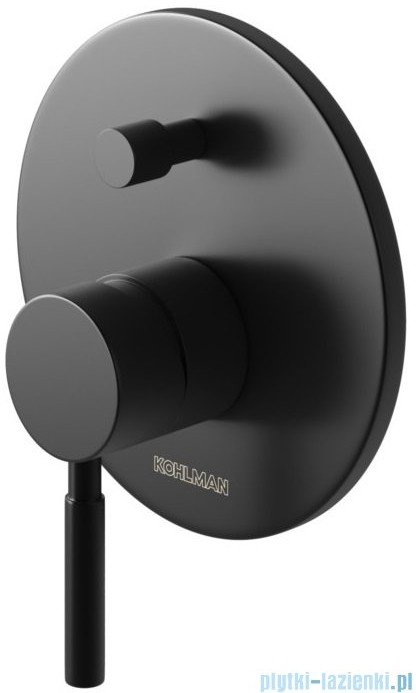 Kohlman Roxin Black podtynkowa bateria wannowo-prysznicowa czarny półmat QW210RB |