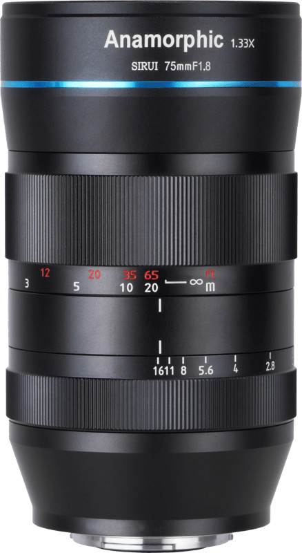 Sirui Anamorphic Lens 1,33x 75mm f/1.8 Sony E