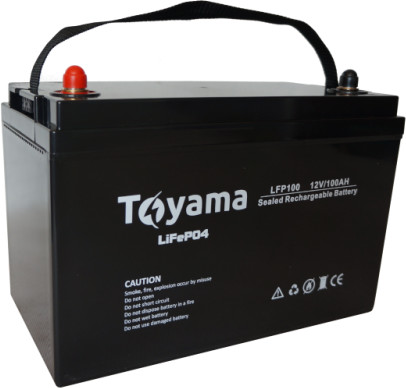 Toyama Akumulator litowy LFP 100 LiFePO4 100Ah 12V z BMS LFP 100-12