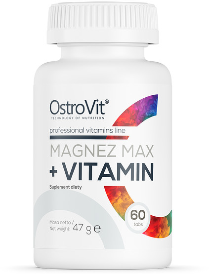 Ostrovit Magnez MAX + Vitamin 60 tabs