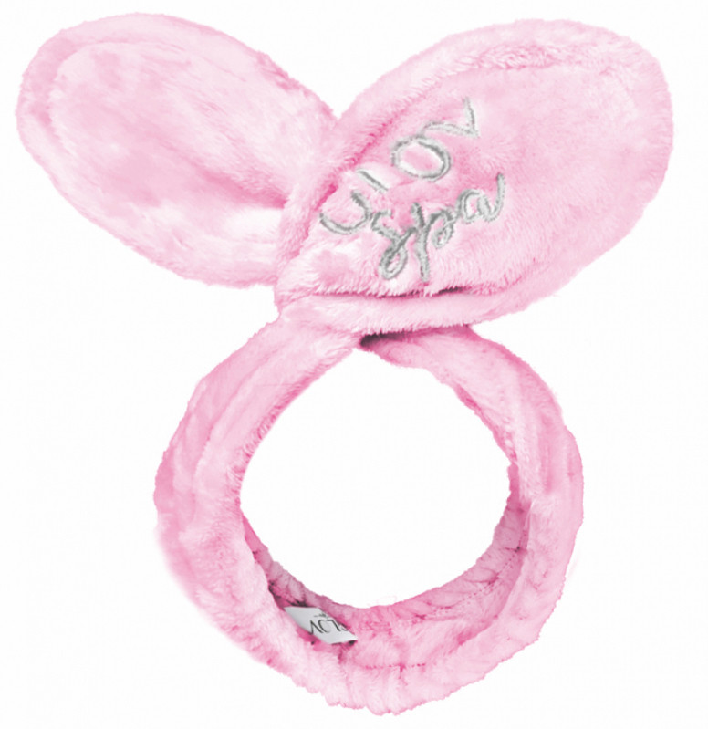 GLOV Pink Bunny Ears Headband - Różowa opaska na włosy