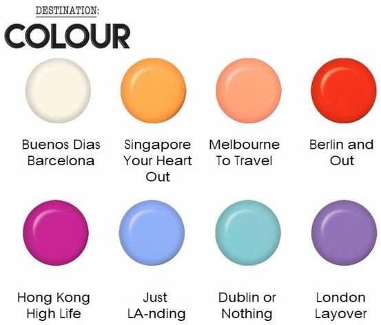 IBD 2017 Destination:Colour Kolekcja 8x14ml KOLEKCJA DESTINATION
