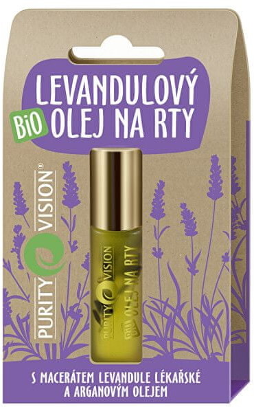 Purity Vision Organiczny olejek lawendowy do ust 10 ml