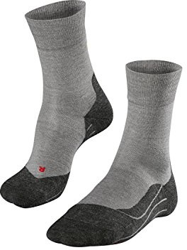 FALKE Mężczyźni skarpety ru4 wool, szary, 42-43 16396