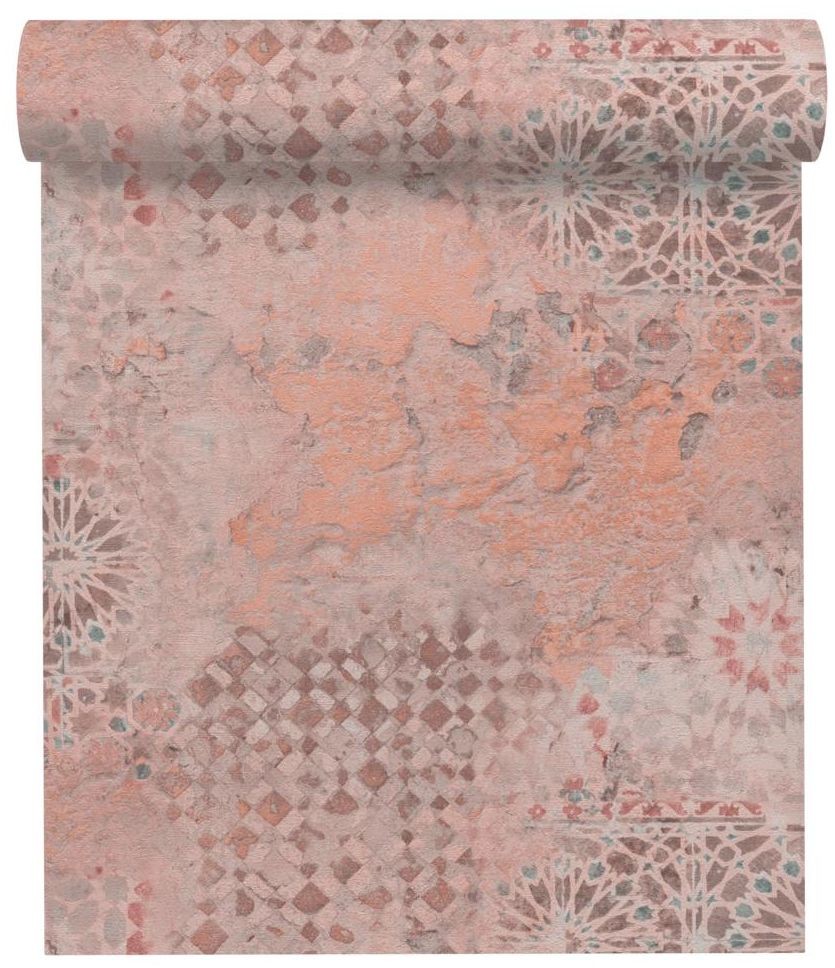 A.S. Creation Tapeta Metropolitan 378582 czerwona winylowa na flizelinie