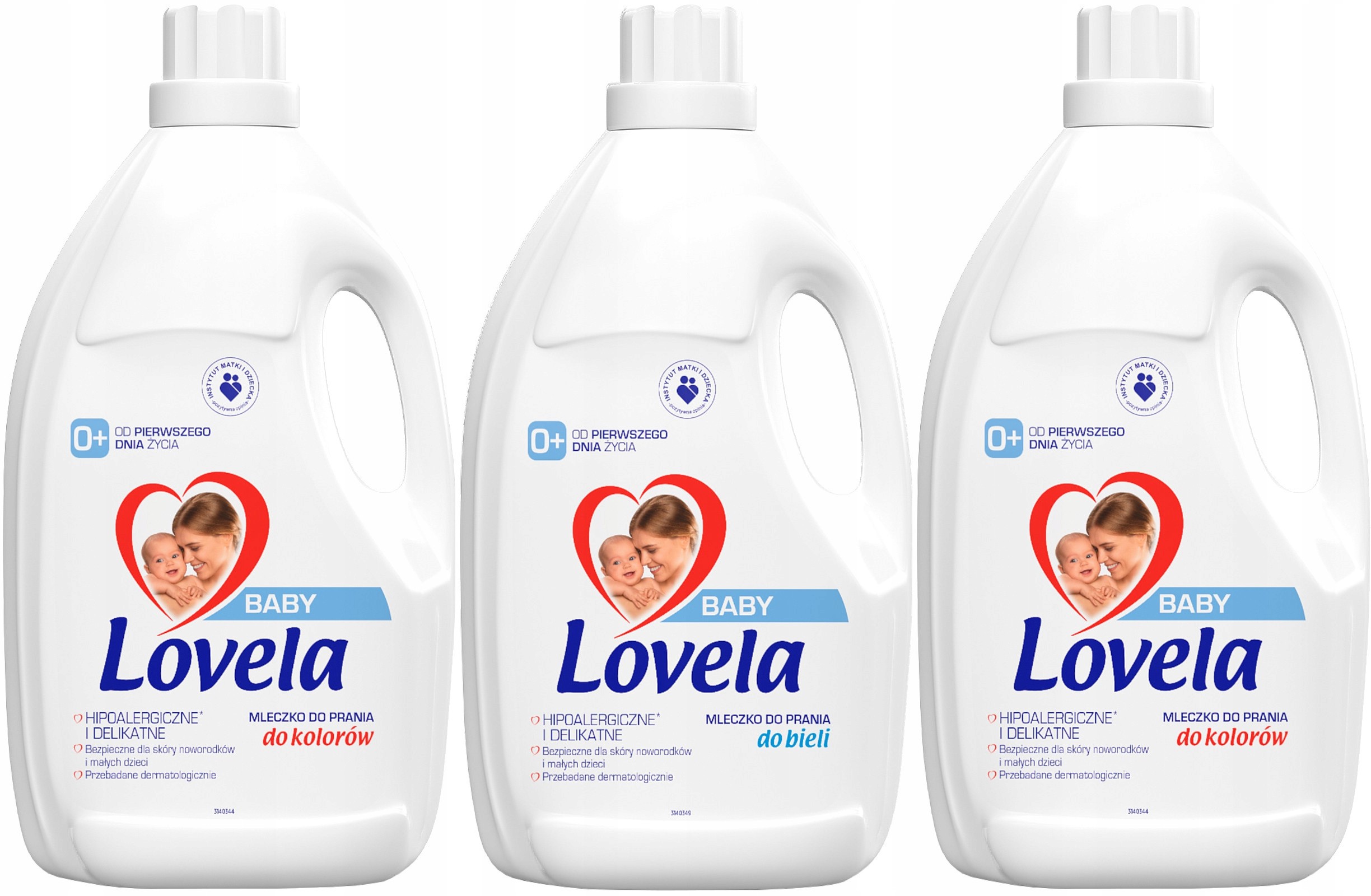 Lovela Baby Mleczko do Kolorów i Bieli 3 x 4,5L