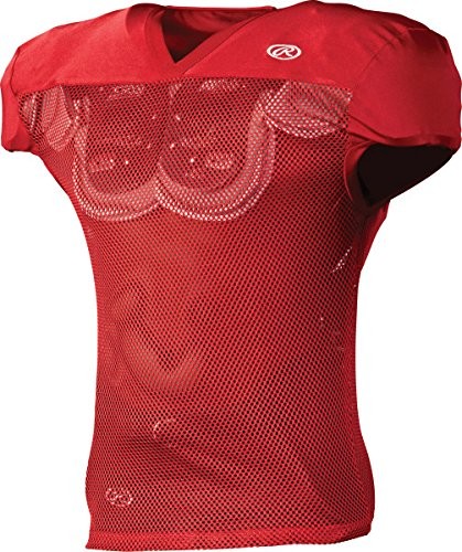 PRO Rawlings Sporting Goods mężczyzn Premium Cut gabinetu lekarskiego piłka nożna Jersey, czerwony, XL FJPR1-RD-XL