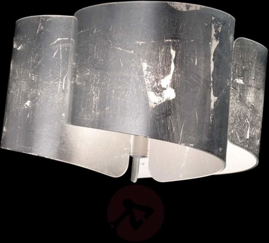 Selene Efektowna lampa sufitowa Papiro srebrna