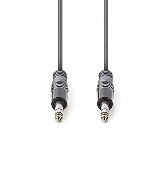 Фото - Кабель Nedis Balanced Audio Cable | 6.35 mm Male - 6.35 mm Male | 3.0 m | Grey 