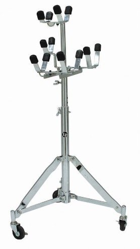 LP Latin Percussion Podstawka pod  Bata można ustawić na prawa lub lewa ręka, zamykane rolki, na 3 Bata Drums różnej wielkości, lp445 LP445