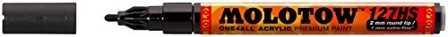 Molotow mołotow mo127212 one4all 127hs # 180 pióro do oznaczania, signalschwarz, 6er opakowanie MO127212