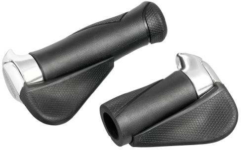 One Uchwyty Ergotec Humpert uchwyty na kierownicę Multiflex AKS 10/1 długość 130/87 MM (bez wbudowane Bar Ends) para, czarna, Size, 61586 *61586001