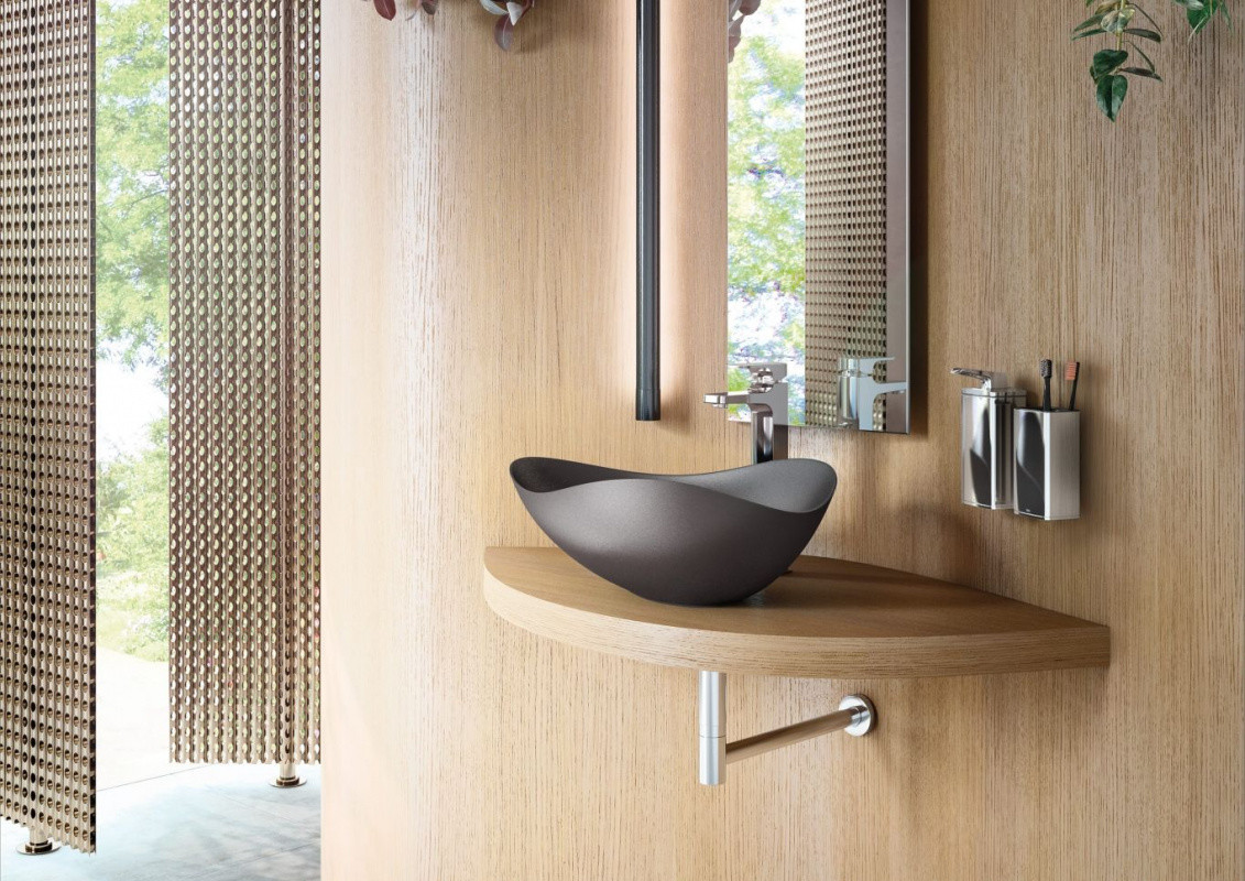 Roca Ohtake Umywalka nablatowa 37,5x37,5 cm perłowa A327A15630