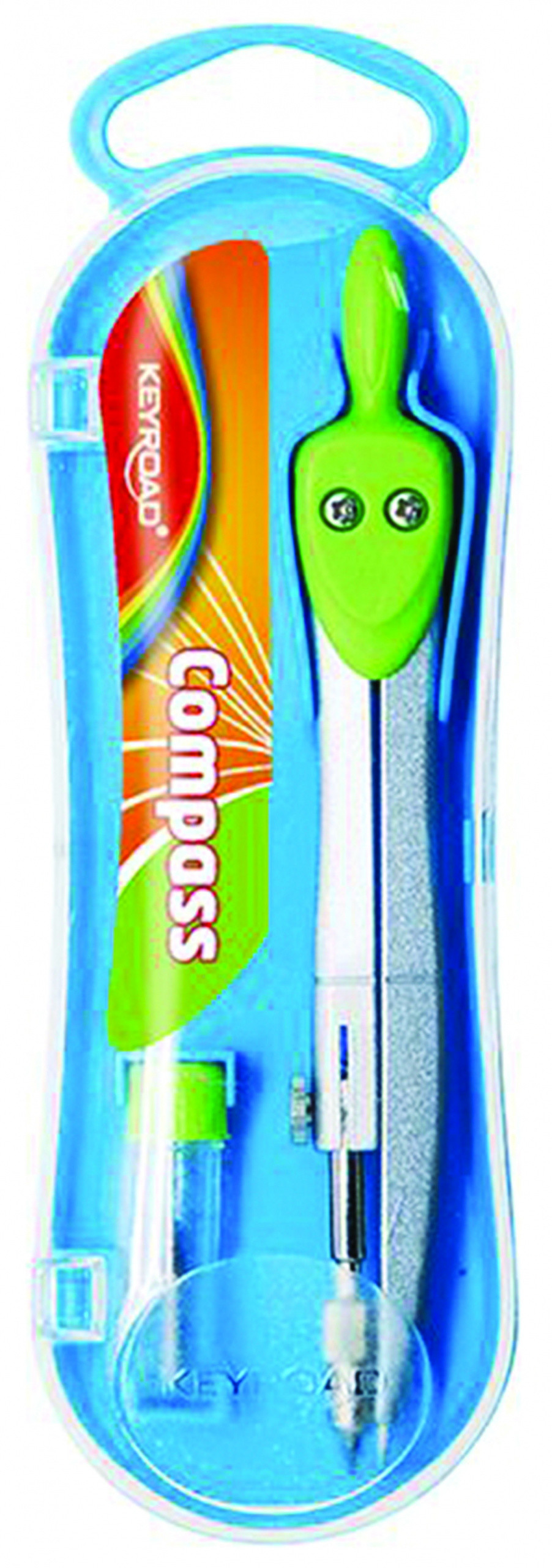 KEYROAD CYRKIEL KEYROAD STANDARD W ETUI Z GRAFITAMI MIX KOLORÓW