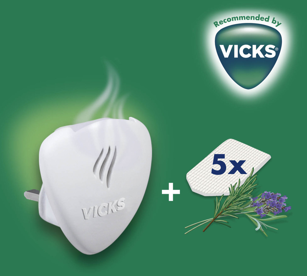 VICKS Odświeżacz powietrza do kontaktu Comforting Vaporos (TOW009066)