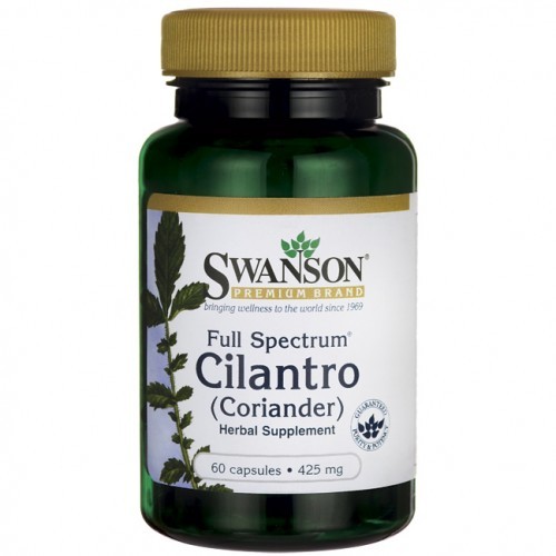 SWANSON Cilantro Kolendra siewna 60kaps