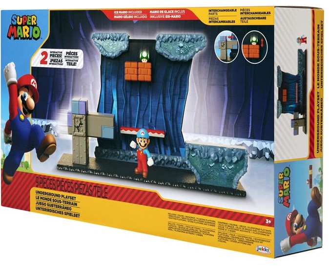 Jakks Pacific Super Mario. Zestaw Underground z figurką