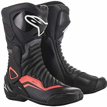 Alpinestars SMX 6 V2 buty motocyklowe, czarne/czerwone 47