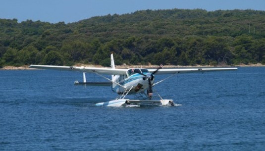 Lot widokowy wodnosamolotem Poznań Cessna 172 Float Plane 30 minut TAAK_lwws2