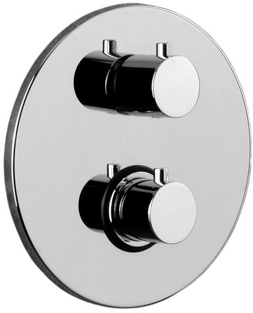 Paffoni Light Zestaw prysznicowy termostatyczny podtynkowy z deszczownicą chrom LIQ018ZSC2A