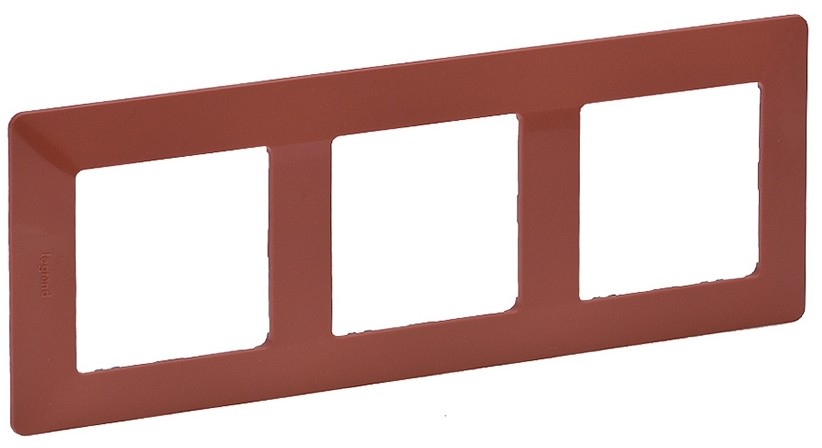 Legrand Legrand 754073 - Ramka dla przełączników VALENA LIFE 3P ceglasty