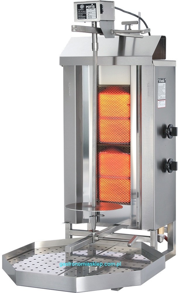 Stalgast Gyros, kebab, grill gazowy, POTIS, GD-2 777520