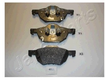 JAPANPARTS Zestaw klocków hamulcowych, hamulce tarczowe PA-452AF