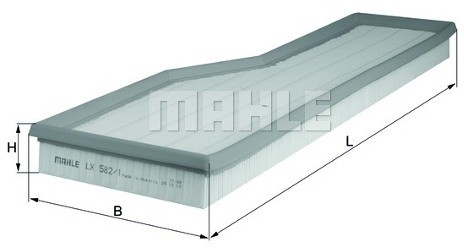 Knecht Filtr powietrza LX 582/1 LX 582/1