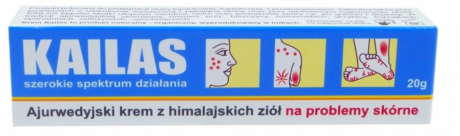 AYURVEDIK KAILAS - Ajurwedyjski krem z himalajskich ziół na problemy skórne 20g