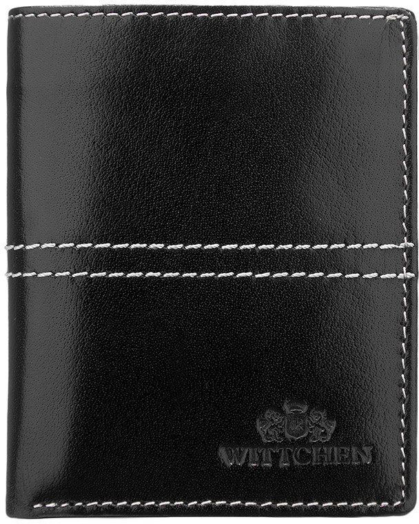 Wittchen Portfel ze skóry stębnowany 14-1-124-L1