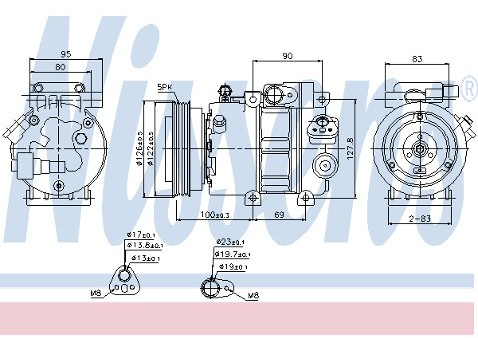 NISSENS Kompresor klimatyzacji NISSENS 89292