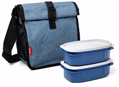 TATAY TATAY 1185214 torba na lunch, plastikowa, dżinsowa niebieska 1185214