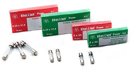 Grene edi-tronic 4A 5 x 20 mm 250 V typ 522 10 sztuk precyzyjny szklany G 13211