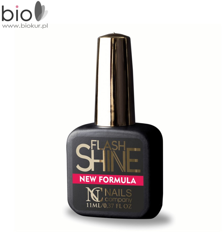 NAILS COMPANY Flash Shine NEW FORMULA UV Protect Top Hybrydowy Nails Company 11 ml