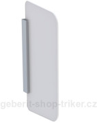 Geberit 115.211.TD.1 ścianka międzypisuarowa szkło białe