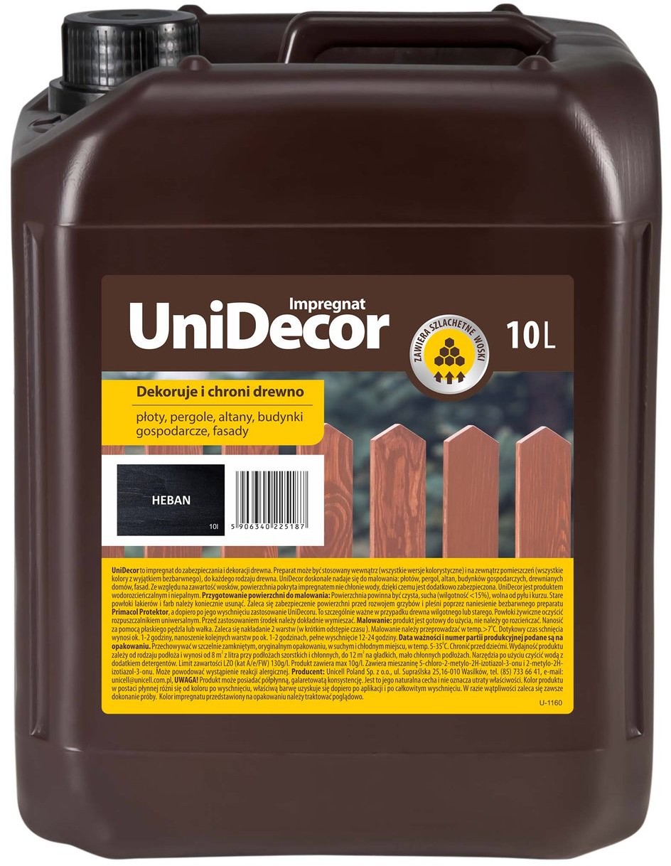 Altax Primacol Primacol do drewna Unidecor heban 10 l
